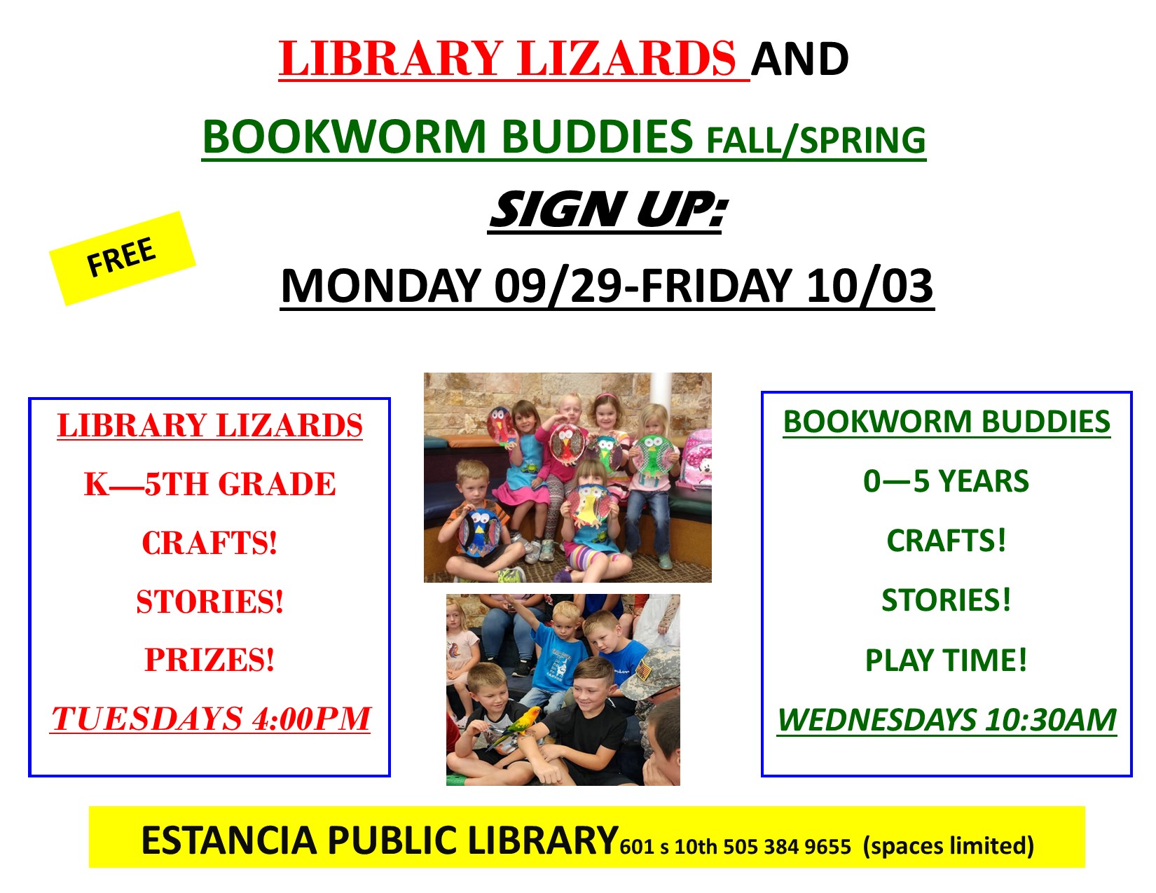 Library Kids Program Sign Up image
